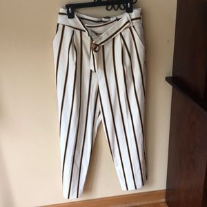 Striped topshop pants